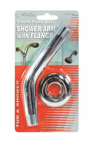 (image for) Shower Arm 6" W/Flange Chrome