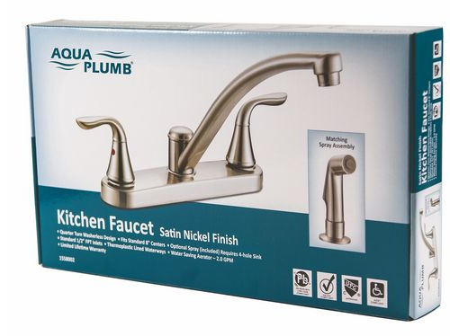 (image for) Faucet Kit 2-Handle Sn W/Spray