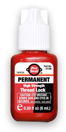 (image for) Threadlock 6ml Red Permanent