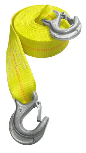 (image for) Tow Strap 15' 5m#cap W/Hooks