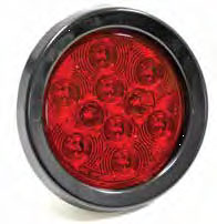 (image for) Tail Lght 4" Led Round-Red