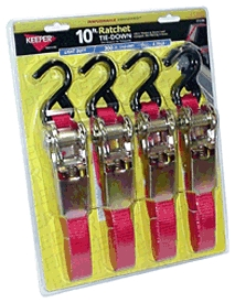 (image for) Ratchet Strap 1"x10' 4/Pk