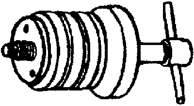 (image for) Plug 1" Twist Drain Brass