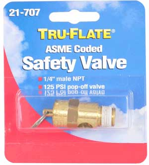 (image for) Valve Safety 1/4 125psi
