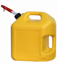 (image for) Gasoline Cans; Plastic, Metal, Kerosene