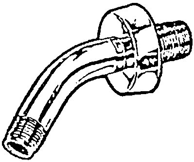 (image for) Shower Arm Mobile Home W/Flang