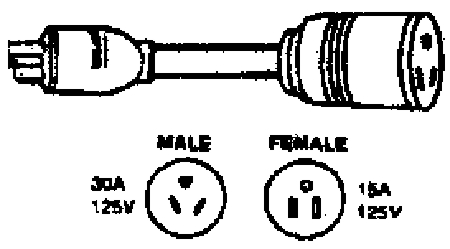 (image for) Conversion Adapter 30a-15a