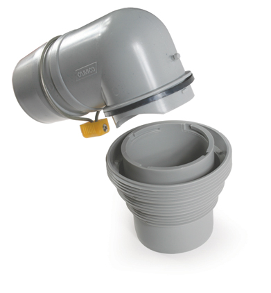 (image for) Sewer Adapter W/Elbow 4-In-1