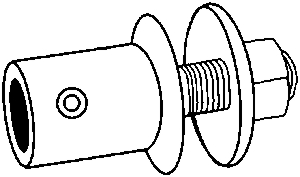 (image for) Motor Arbor 1/2"bore - Click Image to Close