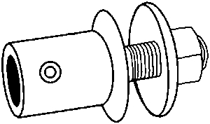 (image for) Motor Arbor 1/2"bore