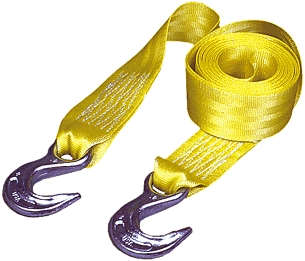 (image for) Tow Strap 13' 3.5m#cap W/Hooks