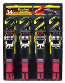 (image for) Ratchet Strap 14' 4/Pk