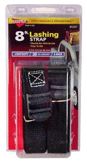 (image for) Tie Down Straps: Webbing, Rope, Rope Clamps
