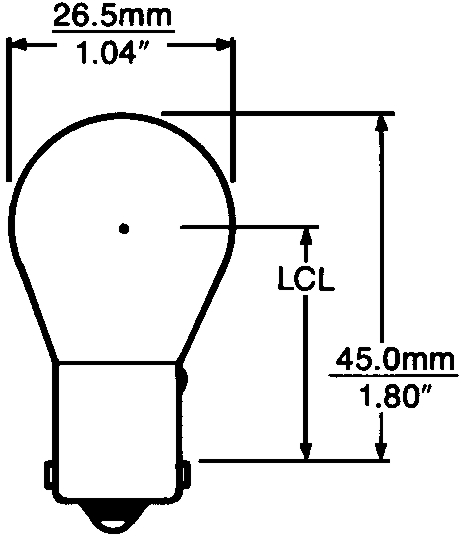 (image for) Auto Lamps: Replacement Bulbs, Turn Signal