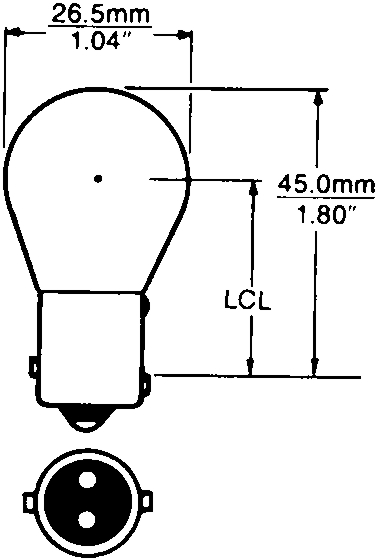 (image for) Auto Lamp 1157na Bp2 2/Pk