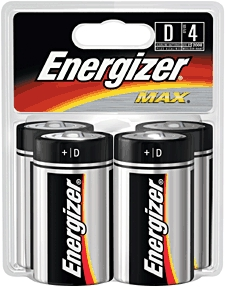 (image for) Battery D Alkaline 4/Cd