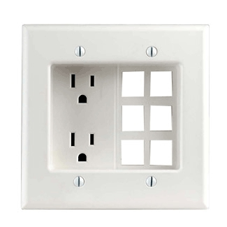 (image for) Recept Duplex Recess 15a White