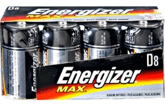 (image for) Battery D Energizer 8/Pk