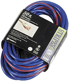 (image for) Ext.Cord 50' 12/3 Sjtw Red/Blu
