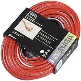 (image for) Ext.Cord 100'12/3 Sjtw Red/Wht