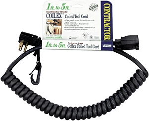 (image for) Ext.Cord 1'-5'16/3 Coilex Coil