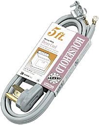 (image for) Dryer Cord 4' 30a 3-Wire