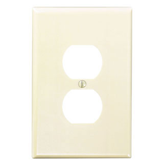 (image for) Plate Duplex-Outlet Ivory