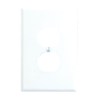 (image for) Plate Duplex-Outlet White