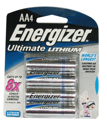 (image for) Battery Aa Ult Lithium 4/Card