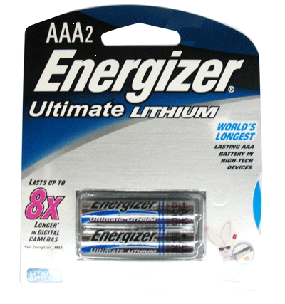 (image for) Battery Aaa Ult Lithium 2/Card