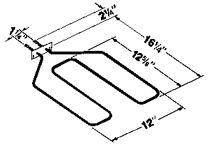 (image for) Broiler Element 3410w 250v