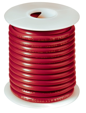 (image for) Primary Wire 12' 12ga Red