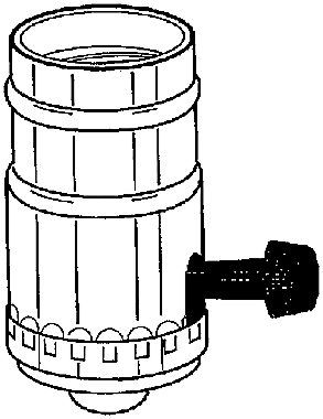 (image for) Lampholders: Lamp Fixture Sockets,Turn Knob