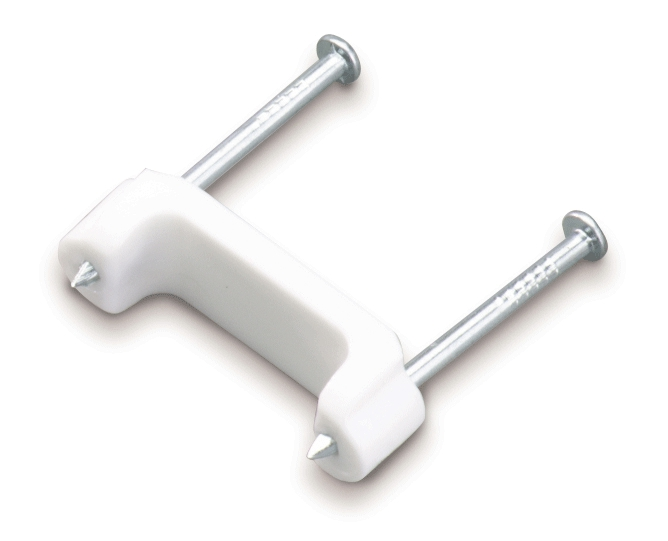 (image for) Staple 3/4" White Plastic