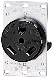 (image for) Recept Flush 30a/125v Rv