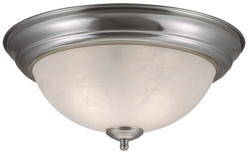 (image for) Ceiling Fixture 2-Lt Stn Nkl