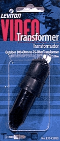 (image for) Transformer 300-75 Ohm