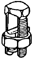 (image for) Connector Split-Bolt 2 Solid