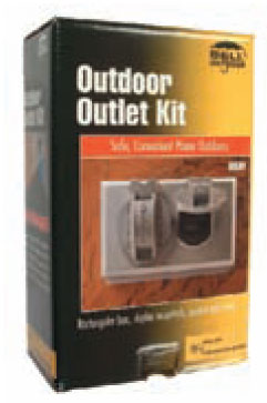 (image for) Cover O/Door Dplx-O/Let Kit Gr