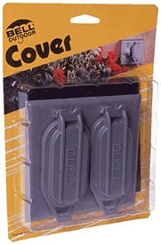(image for) Cover 2gang Outdoor Outlet Gry