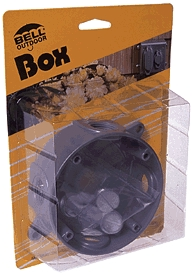 (image for) Box 4"round Outdoor Gray