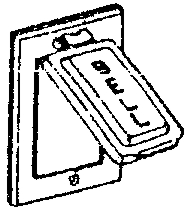 (image for) Cover 1gang Outdoor Gfci Gray