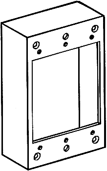 (image for) Electrical Boxes: Weatherproof, 1-Gang