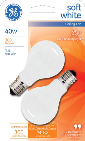 (image for) Bulb 40w White Intermediate