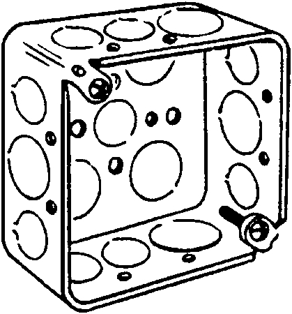 (image for) Box 4"square Drawn-Steel