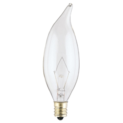 (image for) Bulb 40w Flm Tip Clr Candelabr