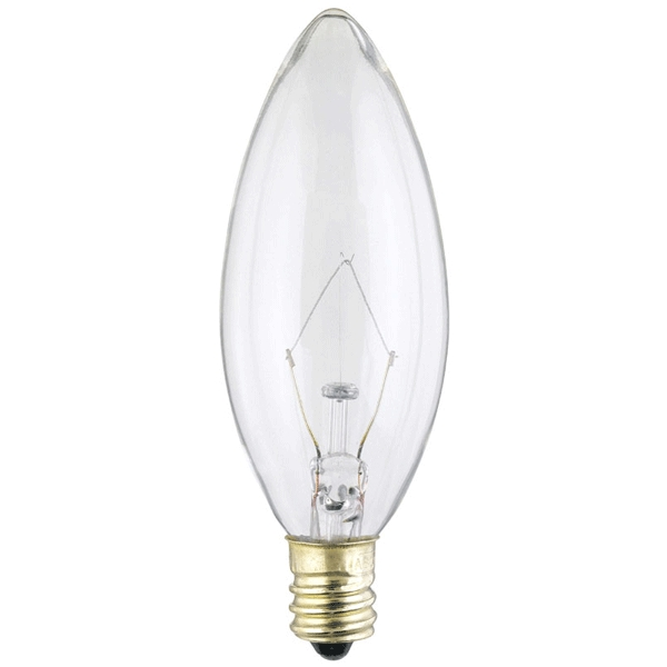 (image for) Bulb 60w Torpedo Clr Candelabr