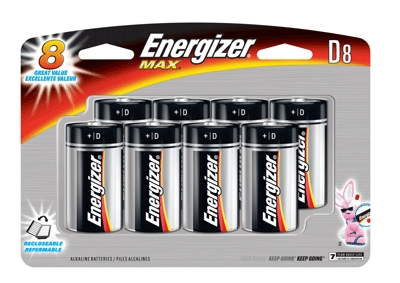 (image for) Battery D Energizer Max 8/Pk