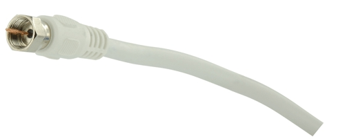 (image for) Coax Cable 3' Rg6 White