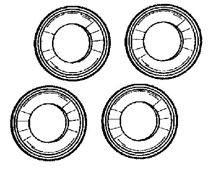 (image for) Nut Knurled 1/8 Ips Br 4/Cd